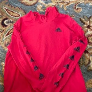 Adidas Youth size 10/12 hoodie l/s shirt